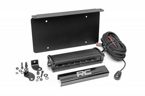 Rough Country - 70183 | Universal 8in LED License Plate Kit | Black Series