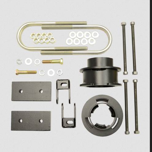 Traxda - 605047 | 2.5 Inch Dodge Suspension Lift Kit - 2.5 F / 1.0 R | Diesel Engine, No Overload