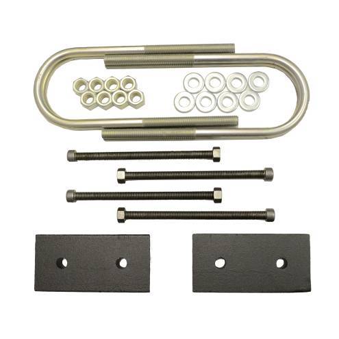 Traxda - 605048 | 1 Inch Dodge Rear Block & U Bolt Kit | Diesel Engine, With Overload