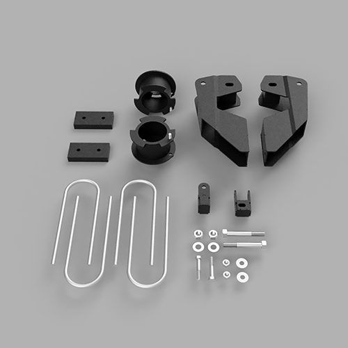 Traxda - 605055 | 3.5 Inch Dodge Suspension Lift Kit - 3.5 F / 2.0 R | Gas Engine