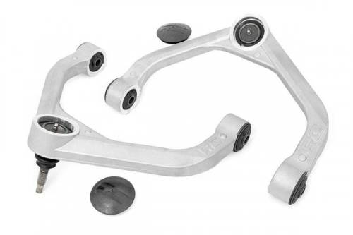 Rough Country - 31201 | Rough Country Forged Aluminum Upper Control Arms For Ram 1500 (2012-2018) / 1500 Classic (2019-2023) | 3 Inch Lift, Aluminum
