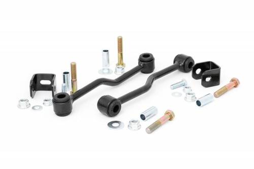 Rough Country - 1028 | Jeep Front Sway-bar Links | 4-5in Lifts (97-06 Wrangler TJ, 84-01 Chreokee XJ)