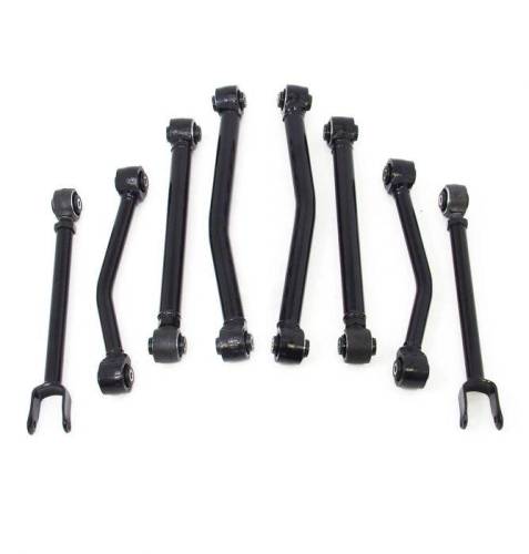 ReadyLIFT Suspensions - 67-6408 | ReadyLift 8-Arm Terrain Flex Control Arm Set (2007-2018 Wrangler JK)