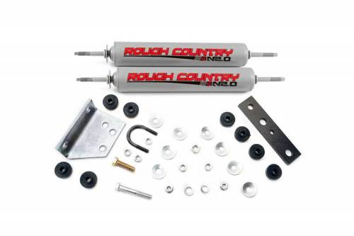 Rough Country - 8735430 | N3
  Steering Stabilizer | Dual | Toyota 4Runner/Truck 4WD (86-95)