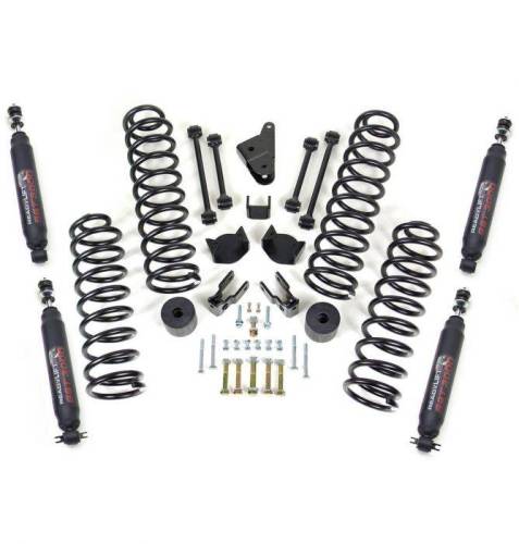 ReadyLIFT Suspensions - 69-6401 | ReadyLift 4 Inch Suspension Lift Kit with SST3000 Shocks (2007-2018 Wrangler JK)