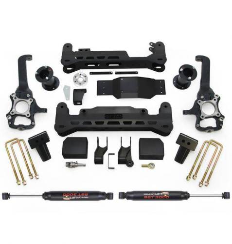 ReadyLIFT Suspensions - 44-2575-K | ReadyLift 7 Inch Suspension Lift Kit with SST3000 Shocks (2015-2020 F150 4WD)