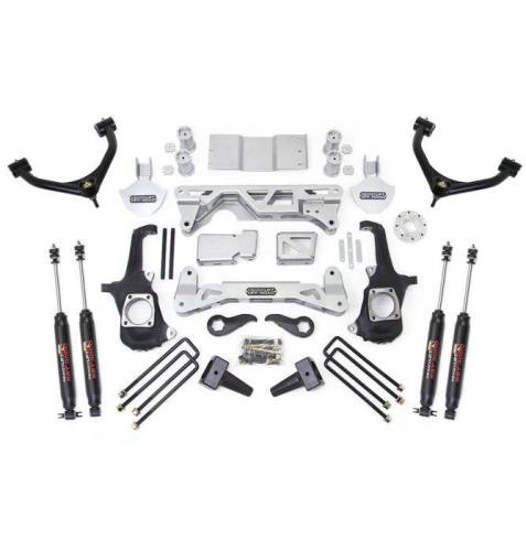 ReadyLIFT Suspensions - 44-3070 | ReadyLift 7-8 Inch Suspension Lift Kit With SST3000 Shocks (2011-2019 Silverado, Sierra 2500 HD, 3500 HD)