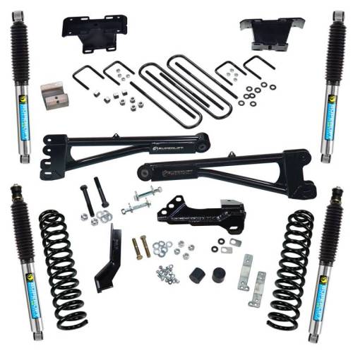 SuperLift - K165B | Superlift 4 Inch Radius Arm Suspension Lift Kit With Bilstein Shocks (2017-2022 F250, F350 Super Duty | Diesel)