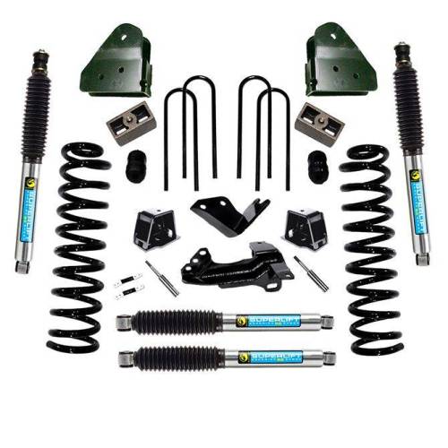 SuperLift - K796B | Superlift 4 inch Suspension Lift Kit with Bilstein Shocks (2005-2007 F250, F350 Super Duty 4WD | Diesel)