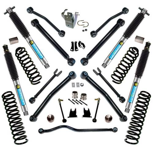 SuperLift - K996B | Superlift 4 inch Suspension Lift Kit with Bilstein Shocks (2007-2018 Wrangler JK 4WD | 2 Door)