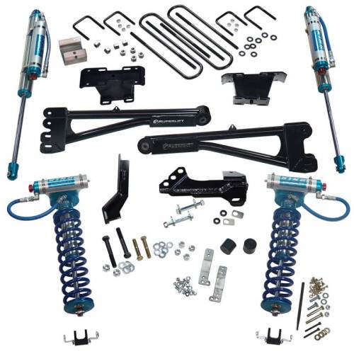 SuperLift - K165KG | Superlift 4 Inch Radius Arm Suspension Lift Kit With King Coilovers & Shocks (2017-2022 F250, F350 Super Duty | Diesel)