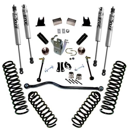 SuperLift - K927F | Superlift 4 inch Suspension Lift Kit with Fox 2.0 Shocks (2007-2018 Wrangler JK 4WD)