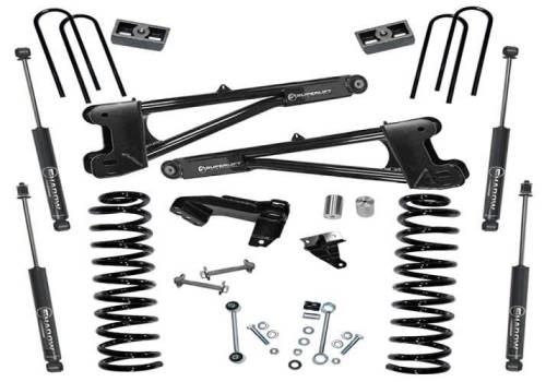 SuperLift - K987 | Superlift 4 inch Suspension Lift Kit with Shadow Shocks (2011-2016 F250, F350 Super Duty 4WD | Diesel)