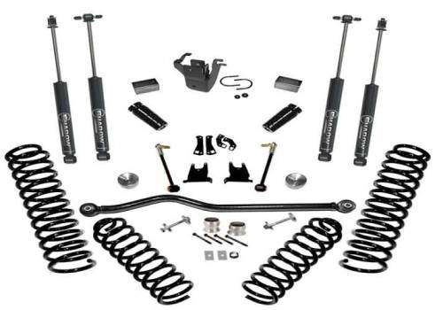 SuperLift - K928 | Superlift 4 inch Suspension Lift Kit with Shadow Shocks (2007-2018 Wrangler JK Unlimited 4WD)