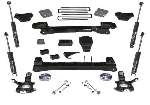 SuperLift - K121 | Superlift 6 Inch Suspension Lift Kit with Shadow Shocks (1999-2006 Silverado, Sierra 1500 4WD)