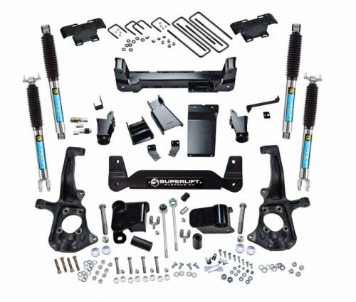 SuperLift - K150B | Superlift 6 Inch Suspension Lift Kit with Bilstein Shocks (2011-2019 Silverado, Sierra 2500HD, 3500 HD 4WD)