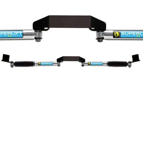 SuperLift - 92700 | Superlift Dual Steering Stabilizer Kit - SL SS Bilstein (Gas) - 03-08 Ram 2500/3500 4WD