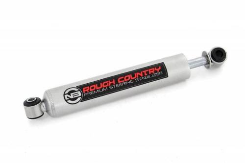 Rough Country - 8730530 | Rough Country N3 Steering Stabilizer Jeep Gladiator JT (2020-2022) / Wrangler 4xe (2021-2023) / Wrangler JL (2018-2023)