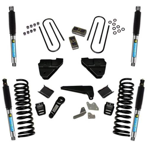 SuperLift - K146B | Superlift 4 Inch Suspension Lift Kit with Bilstein Shocks (2013-2018 Ram 3500 4WD | Diesel)