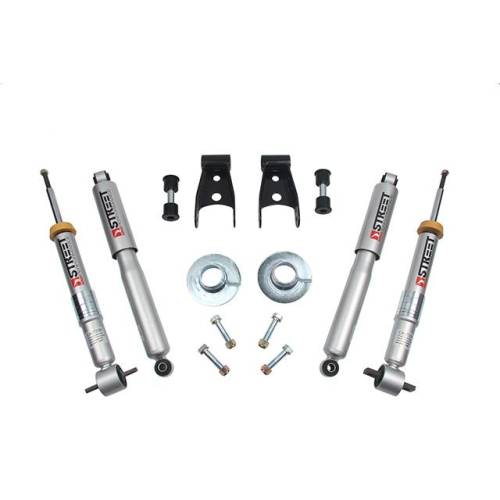 Belltech - 1002SP | Belltech 1 to 3 Inch Front / 2 Inch Rear Complete Lowering Kit with Street Performance Shocks (2015-2020 F150 2WD/4WD)
