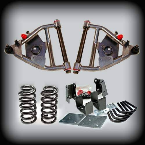 DJM Suspension - DJM2456-55LTD | DJM Suspension 5 Inch Front / 5 Inch Rear Lowering Kit (1973-1987 C10 Pickup 2WD)