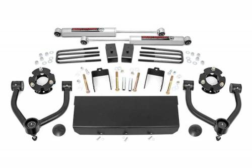 Rough Country - 83630 | Rough Country 3 Inch Lift Kit For Nissan Titan XD 2/4WD | 2016-2023 | Premium N3 Shocks