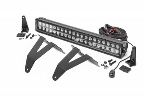 Rough Country - 70779 | Rough Country 20 Inch LED Light Bar & Bumper Kit For Ram 1500 | 2019-2023 | Black Series