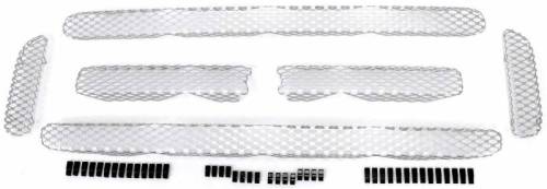 Street Scene Equipment - 950-77750 | Ford 6 Piece Main Grille | Satin