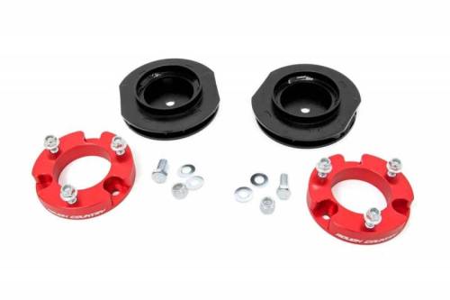 Rough Country - 764RED | 2 Inch Lift Kit | Red Spacers | Toyota 4Runner 4WD (2010-2023)