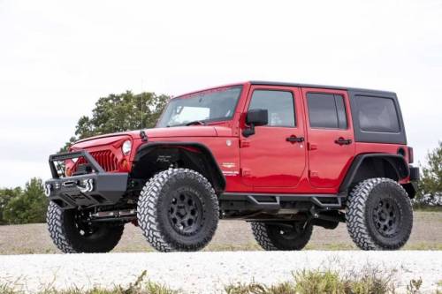 Rough Country - 78630A | 4 Inch Jeep Long Arm Suspension Lift Kit w/ Premium N3 Shocks