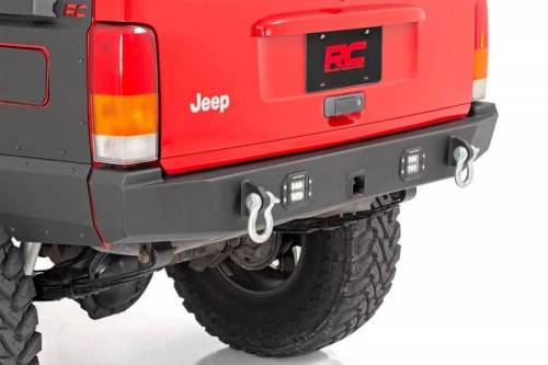 Rough Country - 110504 | Jeep Rear LED Bumper (84-01 Cherokee XJ)