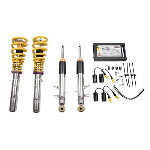 KW Suspension - 352200AM | KW V3 Coilover Kit Bundle (BMW X5 (F15), X6(F16), X5M(F85), X6M(F86) with rear air, with EDC, bundle)