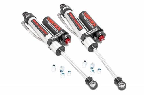 Rough Country - 689008 | Rough Country Vertex 2.5 Adjustable Front Shocks For Jeep Wrangler 4xe (2021-2023) / Wrangler JL 4WD (2018-2023) | 2-3"