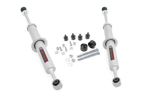 Rough Country - 23031 | Rough Country 2.5-3 Inch Leveling Kit With Struts For Toyota Tundra | 2007-2019