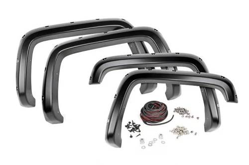 Rough Country - F-C10714 | Chevrolet Pocket Fender Flares w/Rivets (07-13 Silverado 1500)