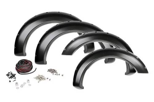 Rough Country - F-D10211 | Dodge Pocket Fender Flares w/Rivets (02-08 Ram 1500 | 03-09 Ram 2500/3500)