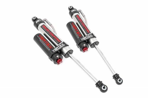 Rough Country - 699011 | Rough Country Vertex 2.5 Adjustable Rear Shocks For Chevrolet Silverado/GMC Sierra 2500 HD/3500 HD | 2011-2024 | 3.5-7.5"