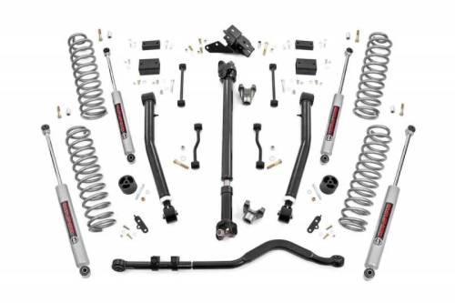 Rough Country - 69131 | Rough Country 3.5 Inch Lift Kit For Jeep Wrangler JL Unlimited | 2018-2023 | N3 Shocks, Rubicon