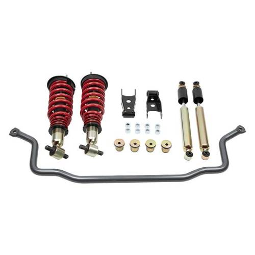 Belltech - 985HKP | Complete 1-2/2-3 Lowering Kit Inc. Damping/Height Adjustable Front Coilovers & Front Sway Bar