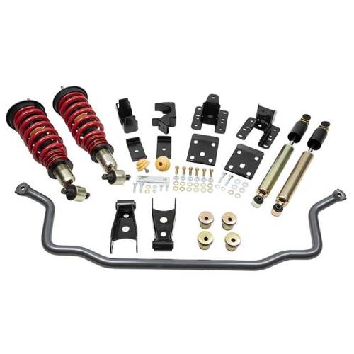 Belltech - 987HKP | Complete 1-2/4 Lowering Kit Inc. Damping/Height Adjustable Front Coilovers & Front Sway Bar