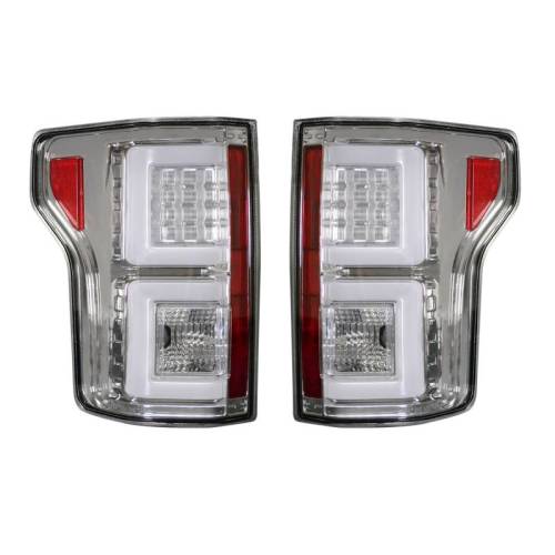 Recon Truck Accessories - 264268CL | (Replaces OEM Halogen Style Tail Lights) LED Tail Lights – Clear Lens