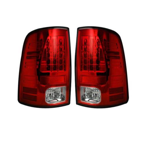 Recon Truck Accessories - 264169RD | LED Tail Lights (Replaces Factory OEM Halogen Tail Lights) – Red Lens
