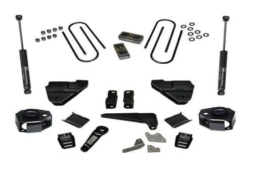 SuperLift - K145 | Superlift 4 Inch Suspension Lift Kit with Shadow Shocks (2013-2018 Ram 3500 4WD)