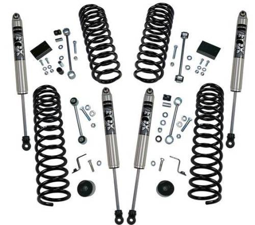 SuperLift - K183F | Superlift 2.5 Inch Suspension Lift Dual Rate Coil Kit With Fox 2.0 Shocks (2018-2023 Wrangler JL Unlimited 4WD)