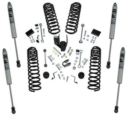 SuperLift - K184F | Superlift 4 Inch Dual Rate Coil Spring Suspension Lift Kit With Fox 2.0 Shocks (2018-2023 Wrangler JL Unlimited 4WD)