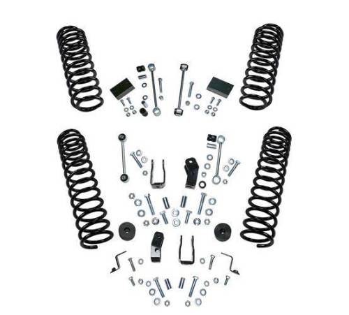 SuperLift - K185 | Superlift 2.5 Inch Dual Rate Coil Spring Suspension Lift Kit With Shock Extension (2018-2023 Wrangler JL 4WD)