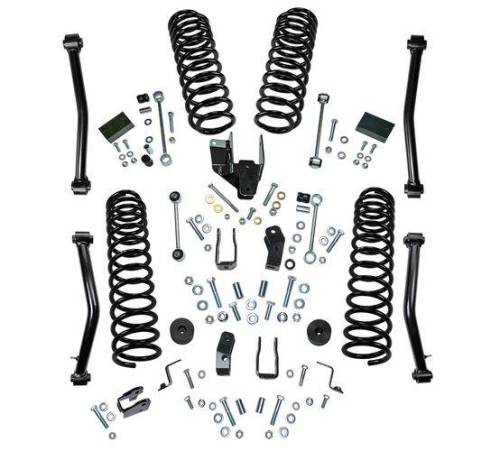 SuperLift - K186 | Superlift 4 Inch Dual Rate Coil Spring Suspension Lift Kit with Shock Extensions (2018-2023 Wrangler JL 4WD)