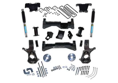 SuperLift - K897B | Superlift 8 inch Suspension Lift Kit with Bilstein Shocks (2014-2018 Silverado, Sierra 1500 2WD | OE Aluminum or Stamped Control Arms)