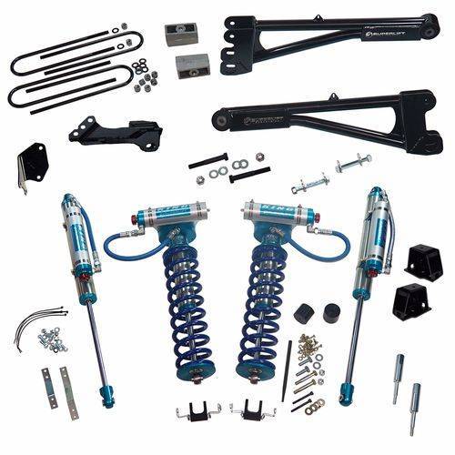 SuperLift - K975KG | Superlift 4 inch Suspension Lift Kit with King Coilovers & Shocks (2005-2007 F250, F350 Super Duty 4WD | Diesel)