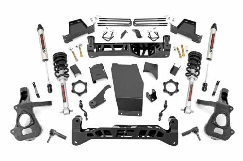 Rough Country - 17471 | 7 Inch GM Suspension Lift Kit w/ Lifted Struts & V2 Monotube Shocks